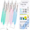 8 Radiergummi Farbige Gelschreiber 0.5mm, Blau Radierbarer Tintenroller, Einziehbare Tintenroller Radierbar, Löschbare Gelstifte, Stift zum Wegradieren für Studenten Geschenk, Schul Bürobedarf