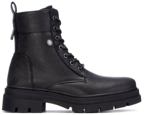 REFRESH - Botín Mujer Negro - Calzado Cómodo y Versátil - Moda casual - Modelo 17301702 (Talla 38)