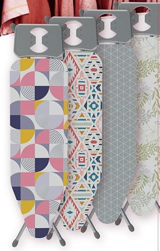 Tabla de Planchar Cok - Envio 24h - Tabla con Soporte - Muy Estable | Altura Regulable | Malla Metálica | Reposa-Planchas | Estructura Aluminio (120x38)