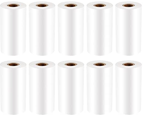 Rastapulz 10 stycken termopapper, för 58 mm 30 mm mini termisk skrivare registrering kassapapper rulle