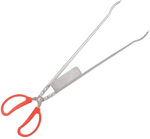 Luxshiny Pinza Pesca Acciaio Inossidabile per Granchi Aragoste Pinze Antiscivolo Strumento Multifunzionale Manico Protettivo per Cattura e Pulizia Domestica