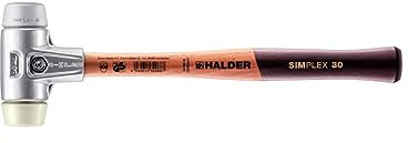 Simplex Schonhammer, TPE-mid / Nylon; mit Aluminiumgehäuse und hochwertigem Holzstiel | D=30 mm | 3138.030