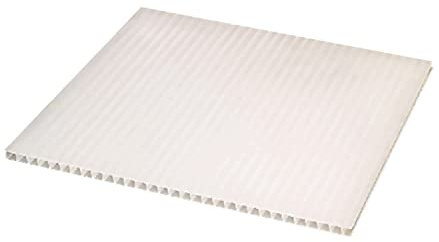 Ironlux - Kit 10 Planchas de policarbonato Opal 6mm para Falso Techo - Medida Exacta: 595x595 para Encajar en las Guías - Protección UV