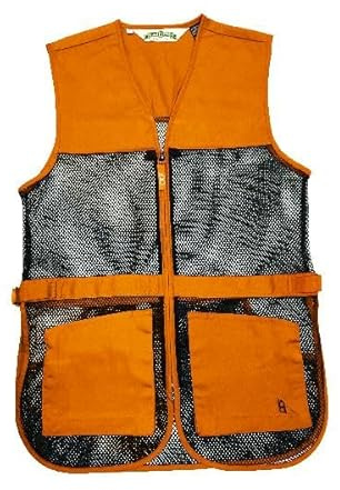 Bob-Allen 245M Full Mesh Dual Pad Shooting Vest, Orange, XL