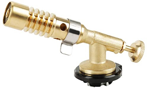 Fafeicy Pistola a fiamma portatile professionale per saldatura e torcia culinaria per cottura a gas butano, ideale per barbecue, dessert e crème brûlée