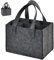 Flaschentasche mit 6 Fächer, Flaschenträger Flaschentasche Filz Bottle Bag Männerhandtasche Flaschen Tasche Filztasche Weinflasche Tasche