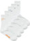 JACK&JONES JUNIOR Jungen Jaclukas Tennis 5 Pack Jnr Socken, White/Pack:White - White - White - White, 33-37 EU