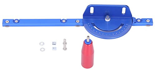 Respicefinem High Performance Aluminum Alloy Miter with Push Handle and Removable Retaining Disc for Table Saw Band Saw Milling Machine Disc Sander and Belt Sander with 75 Degree