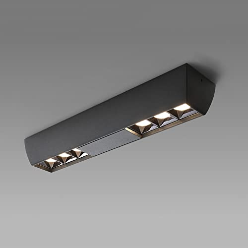 Foco de Techo LED Moderno con Tira Lineal, lámpara de Techo de 30 W, Foco direccional para Interiores, Ideal para Sala de Estar, Comedor, Dormitorio y Cocina.