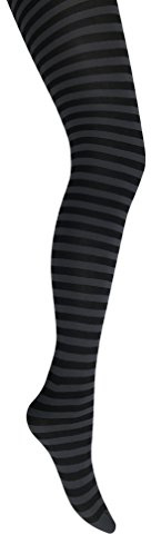 MYSASI Women's Striped Tights – Bold Costume & Fashion Tights for Halloween, Cosplay, Parties & Everyday Style – Colourful Stretchy Opaque Legwear - Plus sized available