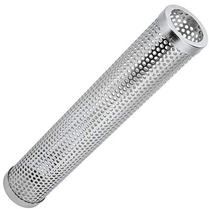 Natudeco Tube de fumage pour barbecue 30,5 cm Générateur de fumée Tuyau de fumée Tube de fumage en acier inoxydable Un moyen facile et sûr de fournir du fumage pour fumer du fromage(Tour)