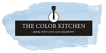 Livingwalls THE COLOR KITCHEN helle Wandfarbe - Malerfarbe für Wohnzimmer und Schlafzimmer - matte Innenfarbe in Blau - 5l Deckfarbe in TCK3002