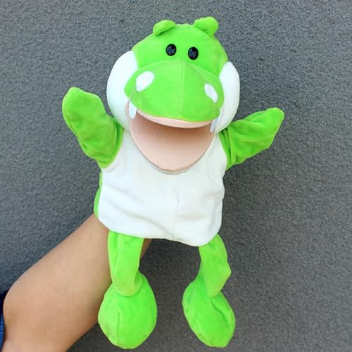 LOMTRATS Marionnettes à main en forme d'animal pour enfants, tout-petits comprenant loup, tigre, lion et singe avec jambes, parfaites pour raconter des histoires, enseigner, préscolaire, cadeaux