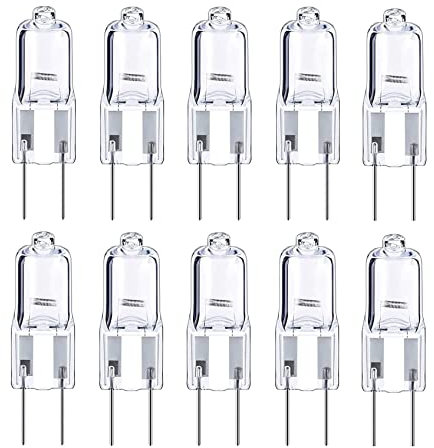 ShuoHui G6.35 Lampe 20W Halogen birne Dimmbar Niedervoltlampe 12V GY6.35 Glühbirne Warmweiß 2700K Halostar Beleuchtung 360° Abstrahlwinkel Halo 20 watts (10)