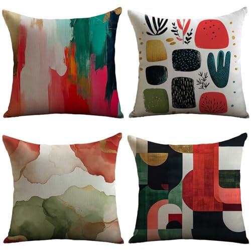 Cuscini Esterno Colorato Federe Cuscini Divano 40x40cm Cuscino Divano Moderno Velluto Copricuscini Decorativi Doppia Faccia Stampa Fodera per Cuscino per Sedia Camera Arredo Esterni Giardino JL-453