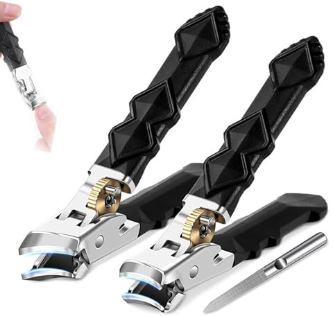 Ortho Clip Nagelknipser, Nagelknipser für Senioren, Hochleistungs-Nagelknipser für dicke Nägel (2A)