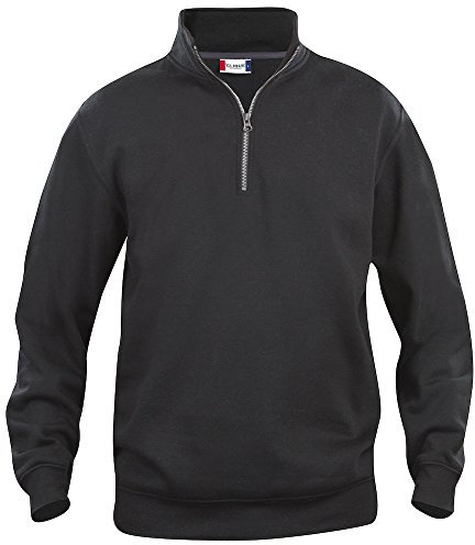 noTrash2003 Sweatshirt Half Zip by Clique in 14 Farben und 7 Größen (5XL, Schwarz)