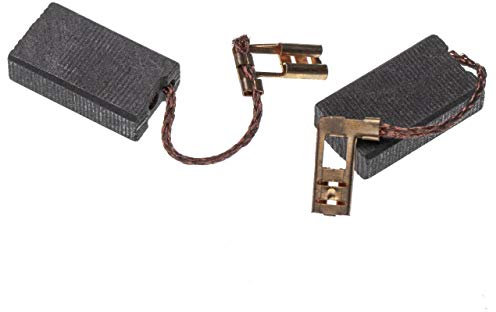 vhbw 2x balais charbon 6,3 x 12,5 x 22 mm remplace Bosch 1617014122 pour outil électrique