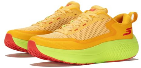 Skechers Hombre Go Run Supersonic Max Zapatillas para Correr Neutral Naranja - 42 1/2, Yellow Multi, 42.5 EU
