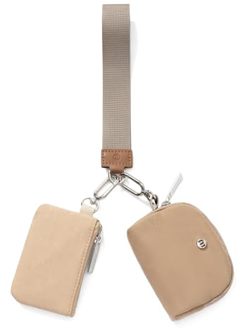 Mum’s Memory Store Mini-plånboksväska med dragkedja runt, för kvinnor, dubbel påse, handledsväska, bärbar nyckelring, plånbok, myntväska, mini-myntficka