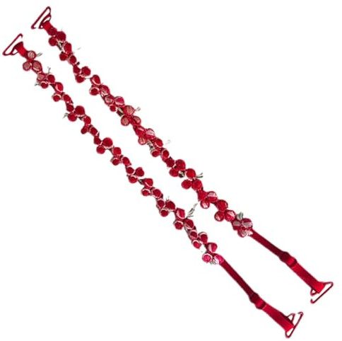 Tirantes decorativos de sujetador con diseño de flores – Correas de hombro ajustables y desmontables, accesorio de de repuesto para ropa, tops | elegantes correas de soporte para mejorar el