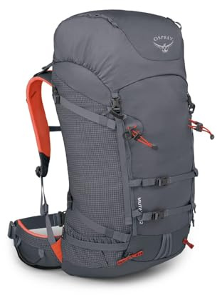 Osprey Mutant 52L Climbing and Mountaineering Unisex Backpack, Tungsten Grey, S/M