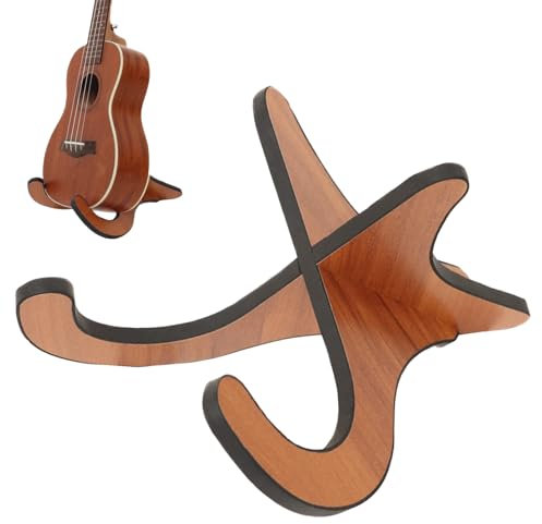 ACONDE Gitarrenständer, Holz Ukulele Ständer, Ukuleleständer, für Mandoline Violine und Kleinere Gerätschaften (Nicht für Gitarre Geeignet)