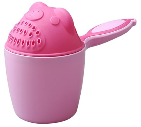 Gobelet de rinçage de shampooing – Gobelet de rinçage créatif pour bébé | Tasse de lavage des cheveux de bébé avec poignée réutilisable en forme d'animal mignon pour le lavage des bébés et des