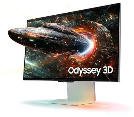 Samsung Odyssey 3D G90XF 27 IPS UHD 4K 165Hz Gray Monitor