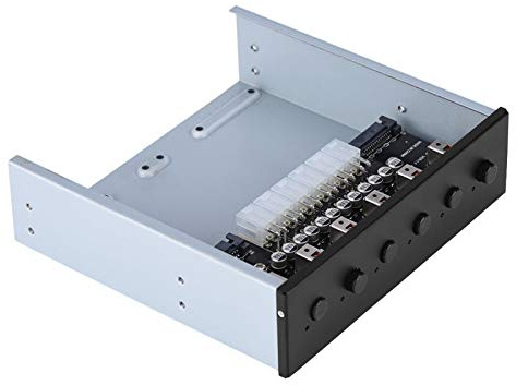 BAFOVY HDD Power Control Switch, Plastic Hard Disk Power Controller med 6 Switchar, Idealisk för Stationära Datorer och -enheter