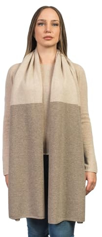 DALLE PIANE CASHMERE Stola Donna 100% Cashmere - Beige