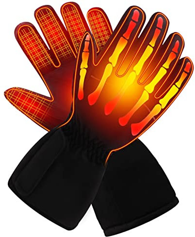 Mann Frau elektrische beheizte Handschuhe, Baumwolle handgefertigte Füße Warmers für Männer Frau Outdoor-Sport Snowboard, Skifahren, Jagd, Walking 4.5V