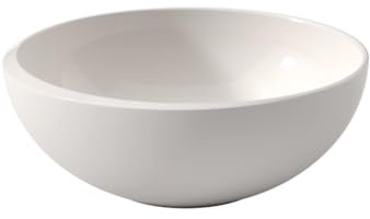 Villeroy & Boch – NewMoon Müslischale 16,5 cm Weiß, Spülmaschinenfest, Mikrowellensicher, Kleine Schale, Dessertschale, Schüssel für Ramen, Müsli, Snacks oder Eis, Geschirr, Keramik, Premium Porzellan