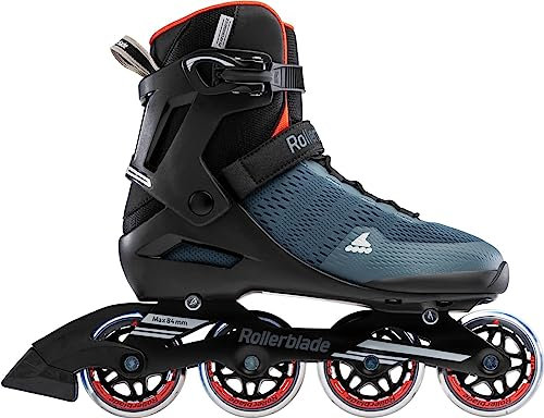Rollerblade Herren Sirio 80 Inlineskate, Orion Blue/Spicy Orange, 245