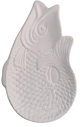 Monsieur Carafon Dekoteller Fisch, Keramik Größe M - 25,3 x 3 x 16 cm