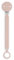 Suavinex, Chupetero de Silicona, Broche Pinza con Cinta Plana de Silicona, Cadena Chupete para Bebés +0 Meses, Clip con Plaquita de Silicona, Broche para el Chupete Wonder, Pale Mauve