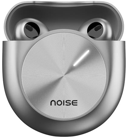 Noise Master Buds, Sound by Bose in-Ear Bluetooth Earbuds, Up to 49dB Adaptive ANC, LHDC 5.0, Immersive Spatial Audio, 44H Playtime with 6 mic ENC, Dual Pairing, IPX5 Ear Buds TWS (Silver)