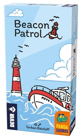 Devir - Beacon Patrol, Juego Cooperativo, Juego de Mesa Rápido, Modo en Solitario, Juego de 8 años (BGBEATR)