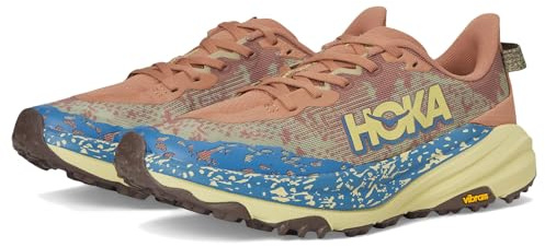 HOKA Men's Speedgoat 6 Sneaker, Maple/Cardamom, 12