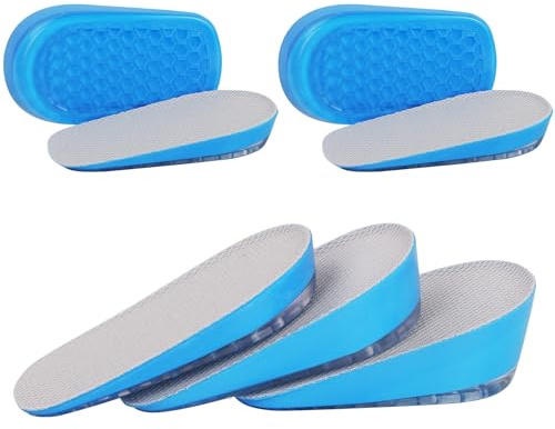 URAQT 2 Paire de Hauteur Augmentation Semelles de Talon D'Augmentation Talonnette Grandissante Invisibles,Semelles Intérieures Elastique Augmentées Et Respirantes pour Femme,3,5CM