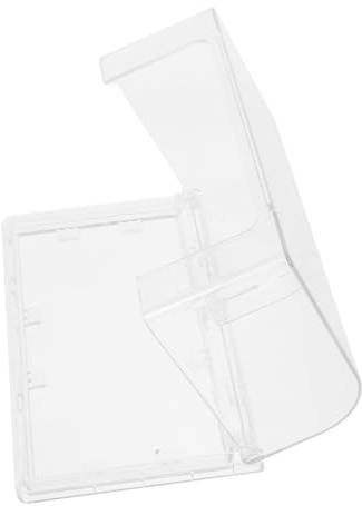 SOPOTUTU Scatola Di Prese Copertura Adesiva Trasparente, Copertura Della Presa Doppia Posizione Per Uso Domestico, Bagno e Cucina, Installazione Senza Residui