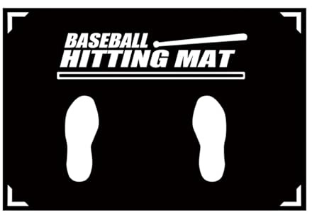 Generisch Tappetino da baseball per lo sport, 90 x 60 cm, con batteria marcata, ideale per pratica, appassionati e