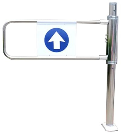 Puerta de seguridad automática de acero inoxidable para acceso a tiendas, portal de entrada industrial