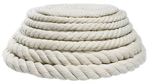 Original Natural Cotton Rope – Crafting, DIY, Handmade Projects (5/8 Inch x 10 Feet)