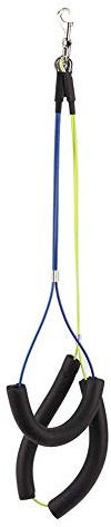 Oumefar Tavolo per Toelettatura per Animali Regolabile , Guinzaglio per toelettatura per animali domestici Girocollo per lavaggio Cinturino per pancia Guinzaglio per cappio Cinturino (Yellow+blue)