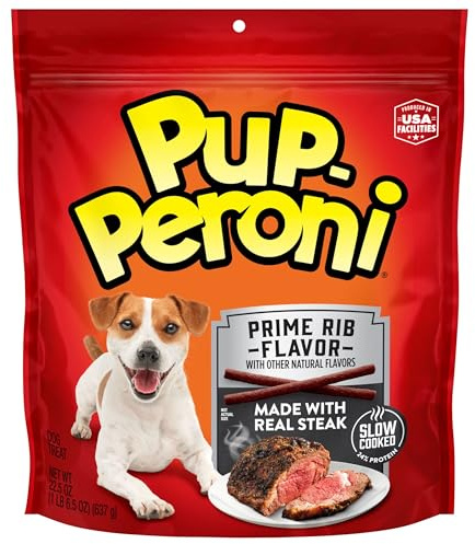 Pup-Peroni Prime Rib Flavor Dog Treats, 22.5 Oz. Bag