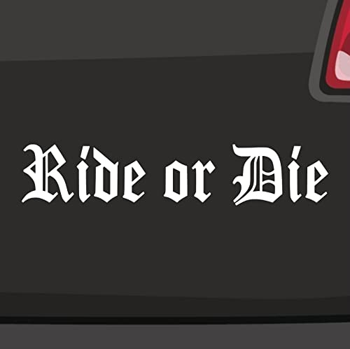 Ride or Die Aufkleber -6 Größen 21 Farben- MTB Downhill BMX Sticker Enduro Bike