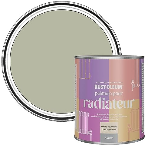 Rust-Oleum Brown Heat Resistant Radiator Paint in Satin Finish - Tanglewood 750ml