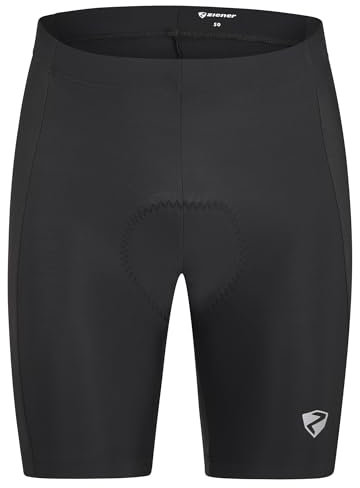 Ziener Herren Nekis X-Function Fahrrad-Tight Rad-Hose Mountainbike Rennrad - Atmungsaktiv,schnelltrocknend,gepolstert, Schwarz, 58 EU