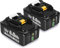 2 Stück Für Akku 18V 8Ah Ersatzakku für Akku BL1850 BL1850B BL1860 BL1860B BL1840B BL1840 BL1830 BL1835 BL1845 194204-5 LXT-400 Werkzeugakku mit LED